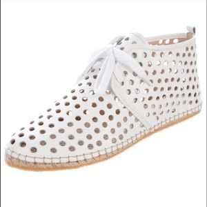 Loeffler Randall perforated espadrille sneakers